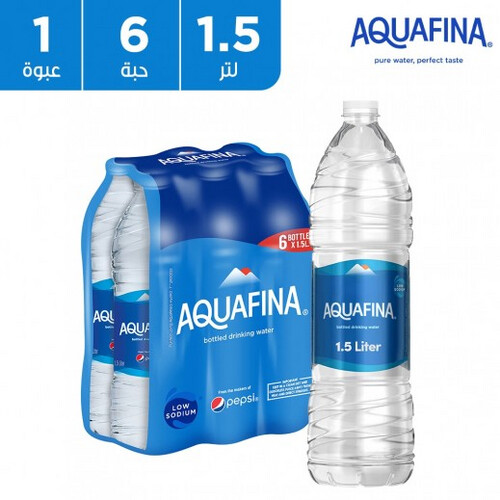 AQUAFINA DRINKING WATER 6 X 1.5 L