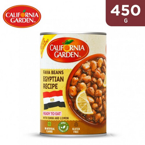 حدائق كاليفورنيا - فول خالي من الغلوتين بالوصفة المصرية مع كمون وليمون معلب 450 جم