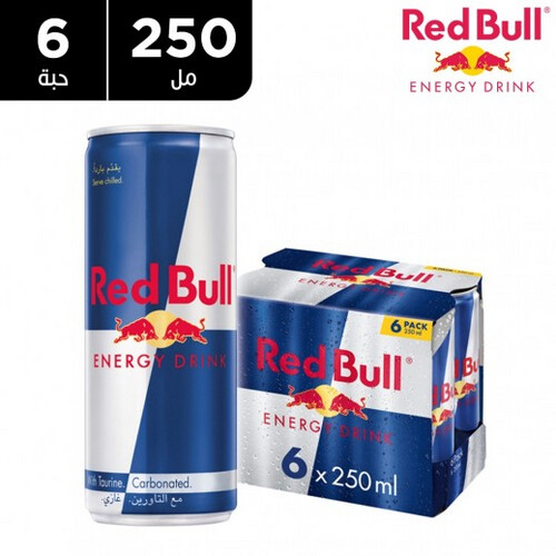 Red Bull Energy Drink 6 x 250 ml