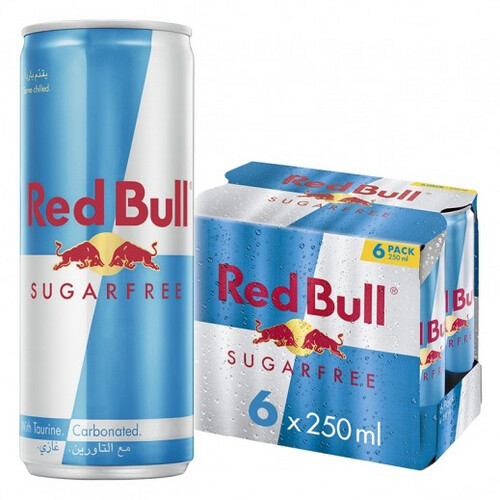Red Bull Sugar Free Energy Drink 6 x 250 ml