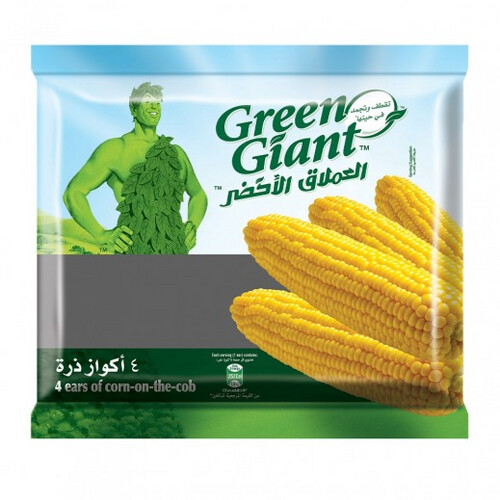 العملاق الاخضر - ذرة حلوة كوز 4 قطعة