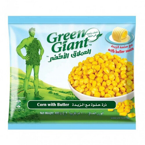 العملاق الأخضر- حبوب الذرة بالزبدة 400 جم