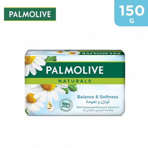 بالموليف صابون ناتشورالز متوازن وخفيف بالبابونج وفيتامين هـ 150 جم
