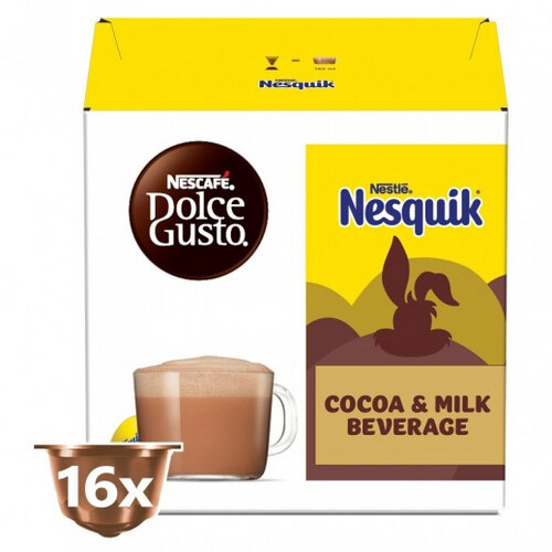 نسكافيه دولتشي جوستو - نسكويك بالكاكاو 256 جم (16 كبسولة)