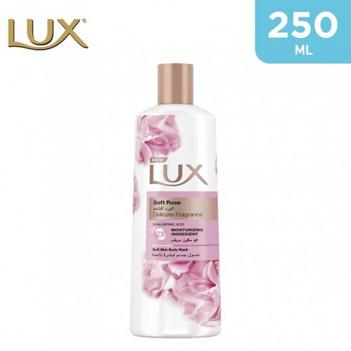 لوكس جل الاستحمام بالورد المرطب 250 مل