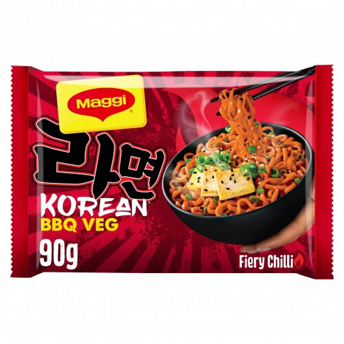 ماجي - نودلز كوري بنكهة الخضار والباربيكيو90 جم