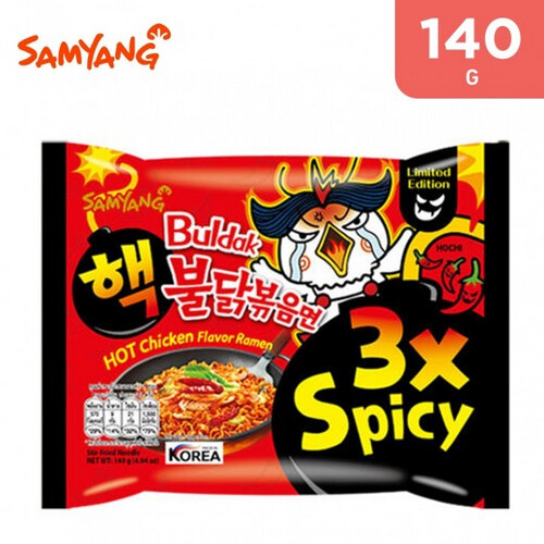 ساميانج شعيرية نودلز رامن الحارة 3X بنكهة الدجاج 140 جم