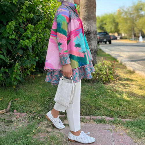 قميص قطن جميل بألوان زاهية