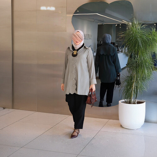 قميص بلون olive أنيق وراقي