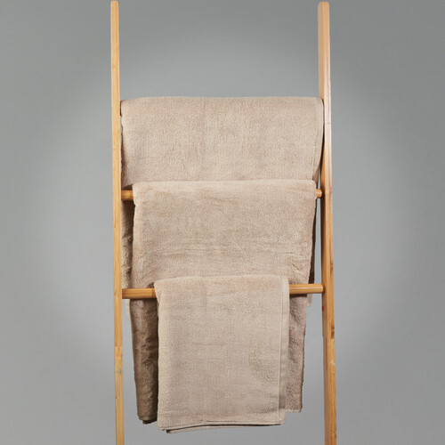 طقم مناشف مايكرو قطن 100% بيج ( نسيج تيري فاخر )