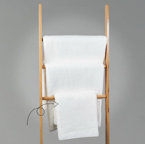 منشفة حجم صغير مايكرو قطن 100% ( نسيج تيري فاخر )