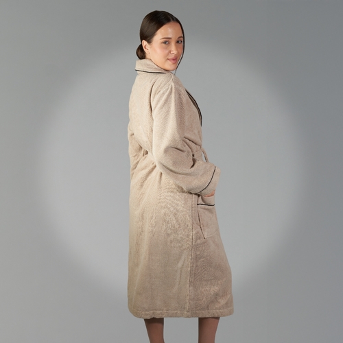 روب مايكرو قطن 100% بيج( نسيج تيري فاخر )