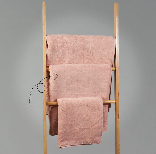 منشفة حجم وسط  مايكرو قطن 100% ( نسيج تيري فاخر )