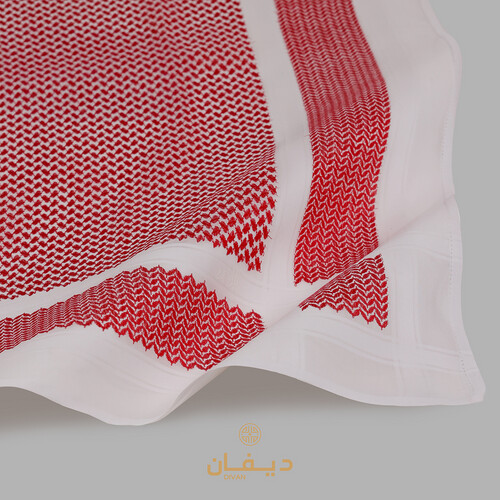 شماغ المراسيم احمر 611  ALMRASEM CH RED