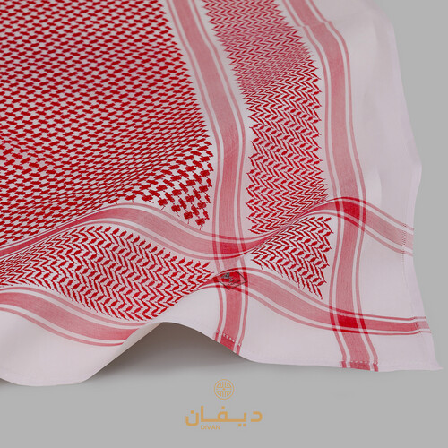 شماغ لابكول انجليزي  احمر  LABCOL ENGLISH RED