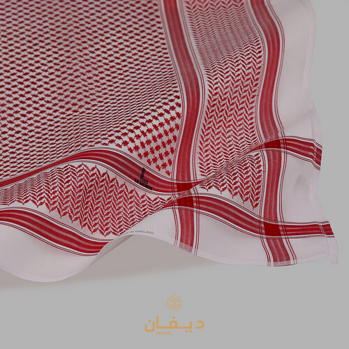 شماغ لموريس احمر LEMORES ENGLISH RED