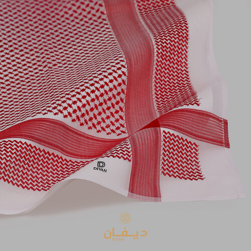 شماغ ديفان احمر DIVAN CH RED