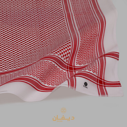 شماغ روسيل احمر ROSSEL RED