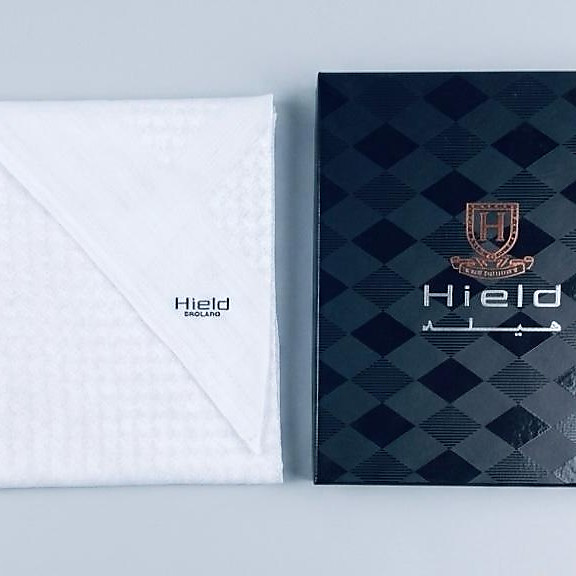شماغ هيلد ستايل انجليزي ابيض HILLD WHITE STYLE