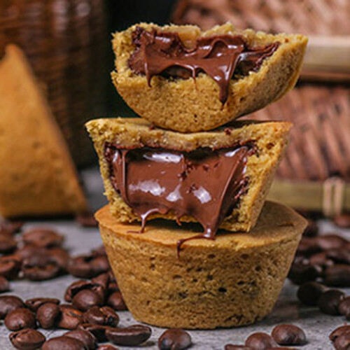 6 Pcs Nutella With Arabic Coffee Cookies
