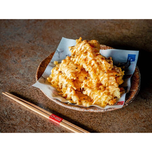 جمبري مقلي بالكريمة