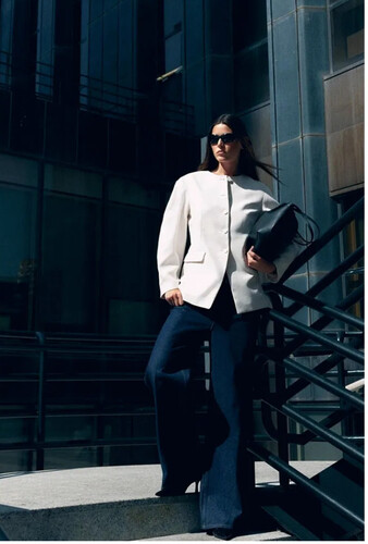 Creamy blazer