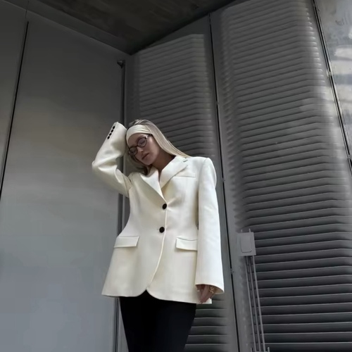 ivory blazer