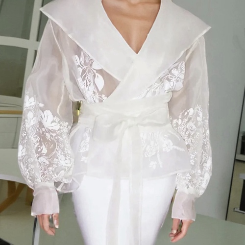 organza top