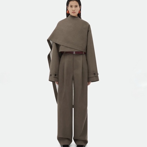 brown cape scarf