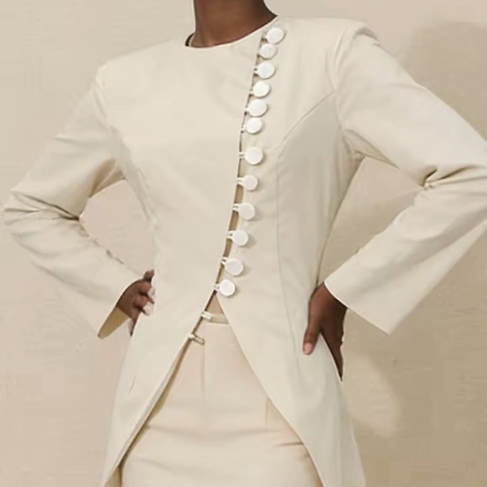 apricot blazer