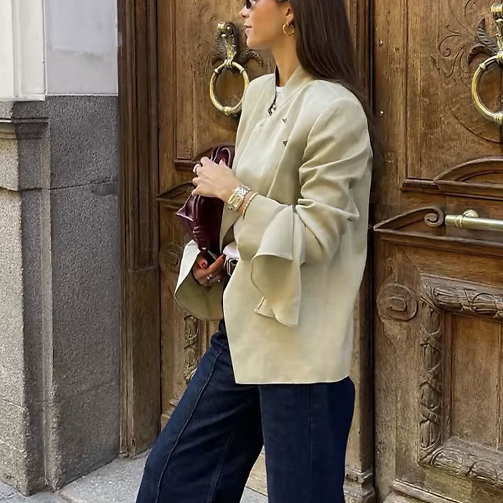 green blazer