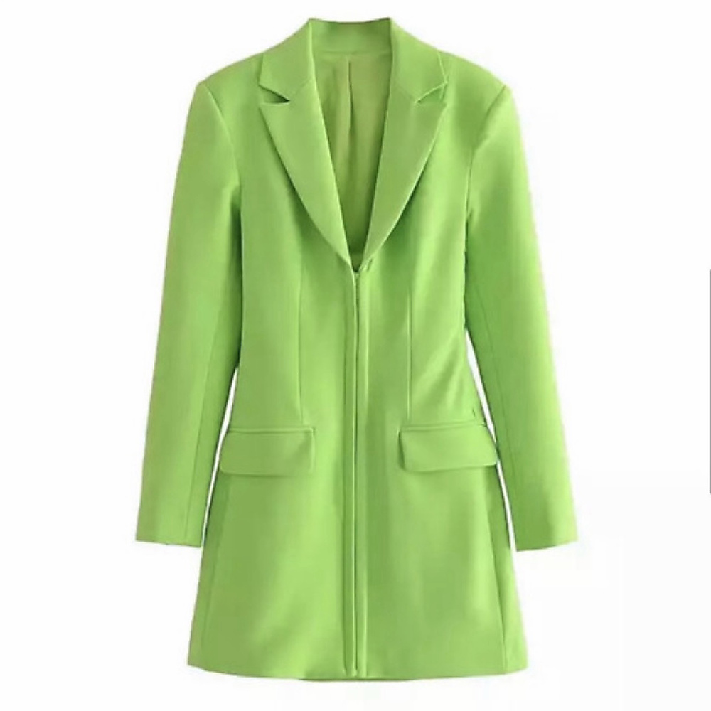 green blazer