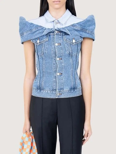 Denim top