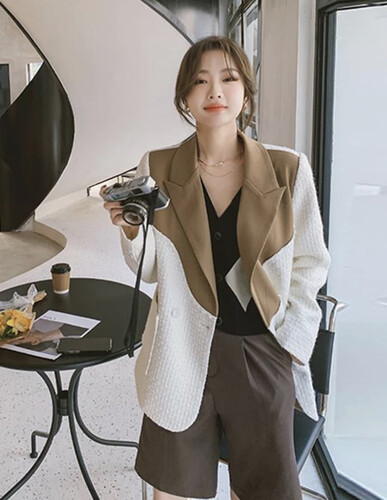 White winter blazer