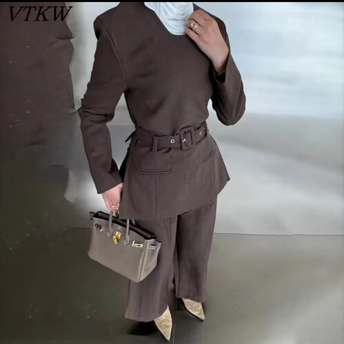Brown full set with belt