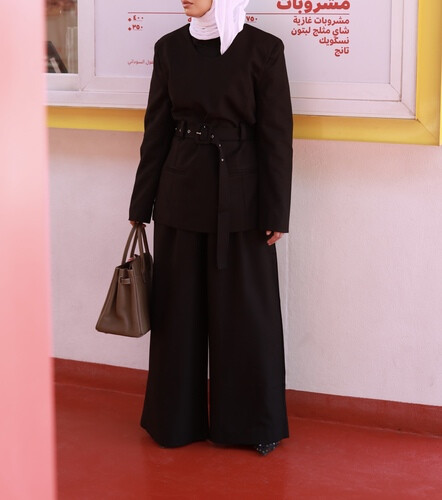 Black full set with belt