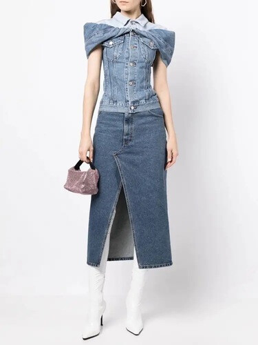 Denim top