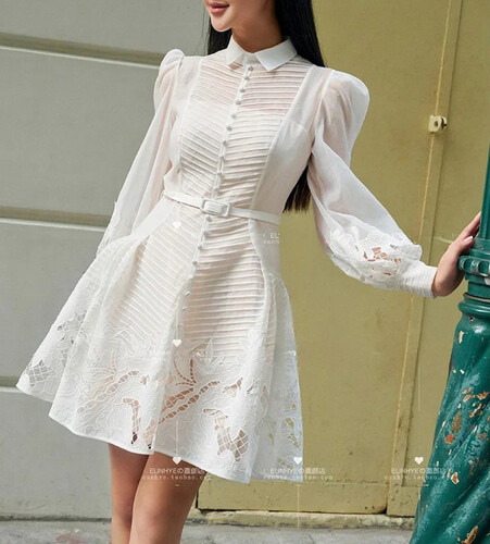 White dress