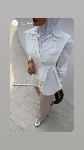 White shirt with collar