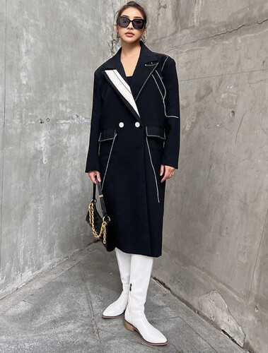 Black long blazer