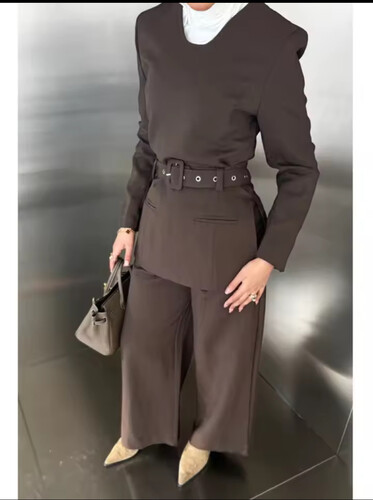 Brown full set with belt
