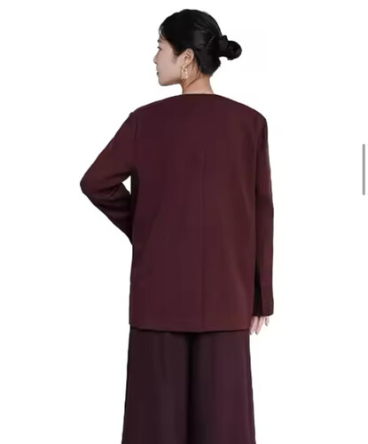 Maroon top