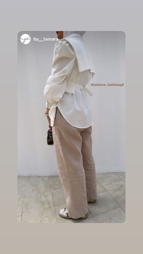 White shirt with collar