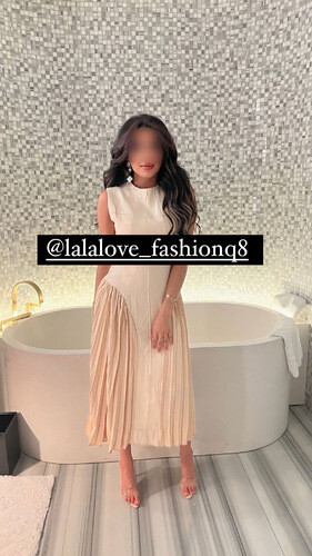Bieje plated dress