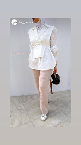 White shirt with collar