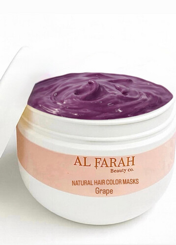 Natural Hair Color Masks Grapes