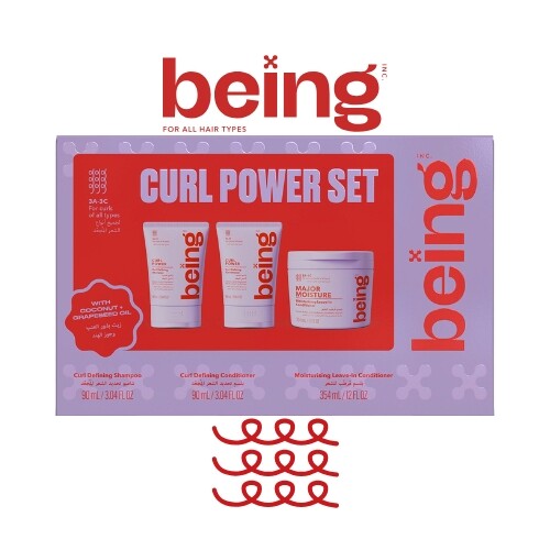 Curl Power مجموعة ميني (3 قطع)