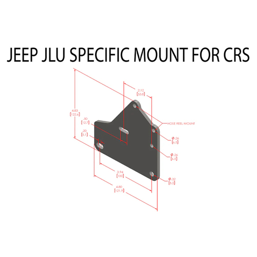 قفص حماية CRS JLU / دعامة تثبيت عمودية عالمية