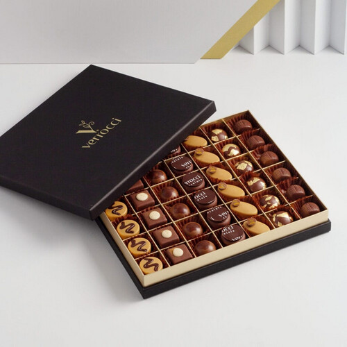 Medium Black Chocolate Box