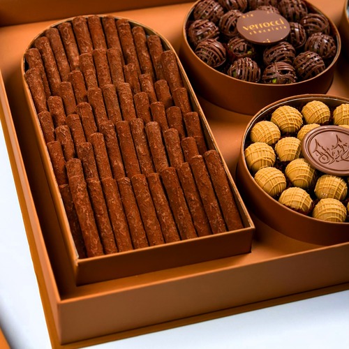 Verrocci Chocolate Luxury Honey Box – Mixed Chocolate Selection